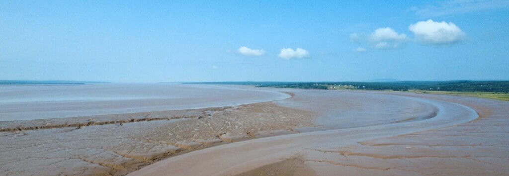 Mud flats in New Brunswick